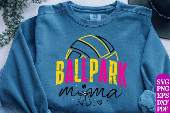 Ballpark Mom Svg, Softball Baseball Mama: A Designer's Take