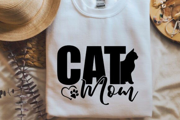 Cat Mom SVG PNG Cat SVG T-shirt Design