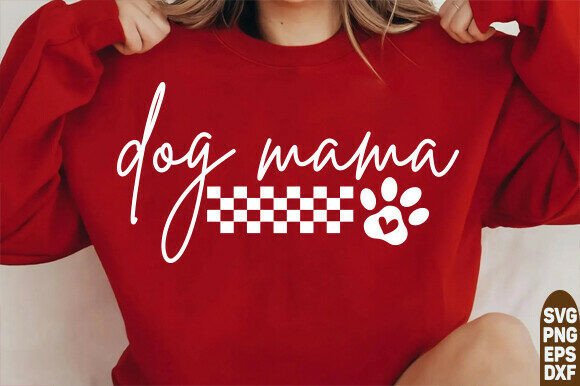 Dog Mama SVG, Dog Paw SVG, Fur Mom SVG