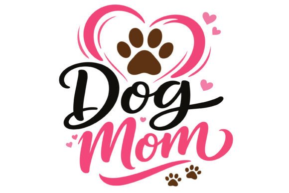 Dog Mom SVG Vector Clipart