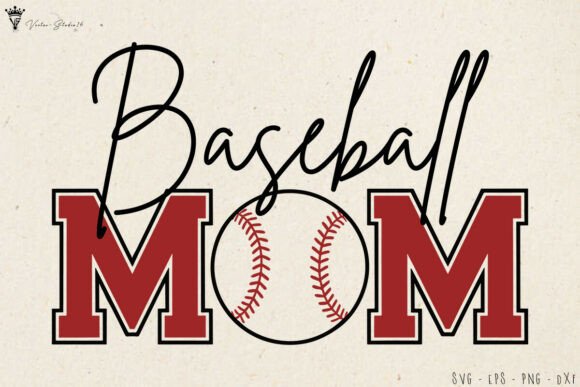 Game Baseball Mom SVG