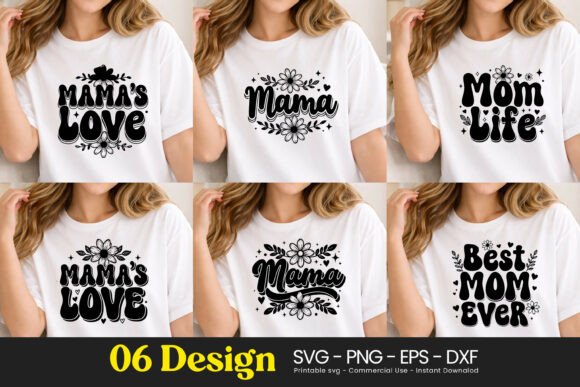 Mama Love Blossom Best Mom SVG PNG