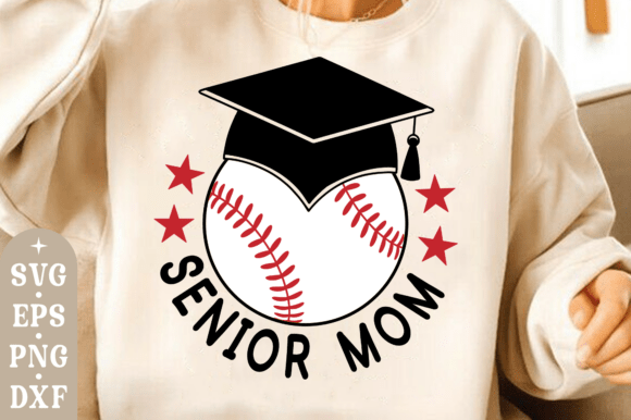 Senior Baseball Mom SVG