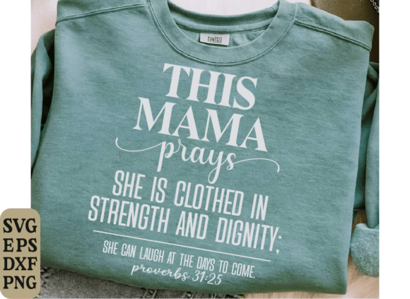 This Mama Prays SVG, Mom SVG, Mother’s Day