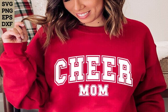 Varsity Cheer Mom SVG, Mom Life SVG PNG